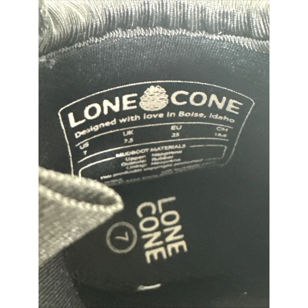 LoneCone Unisex Toddler Kids 7T (Ages1-3) Neoprene Mudboots Camp Forest Animal